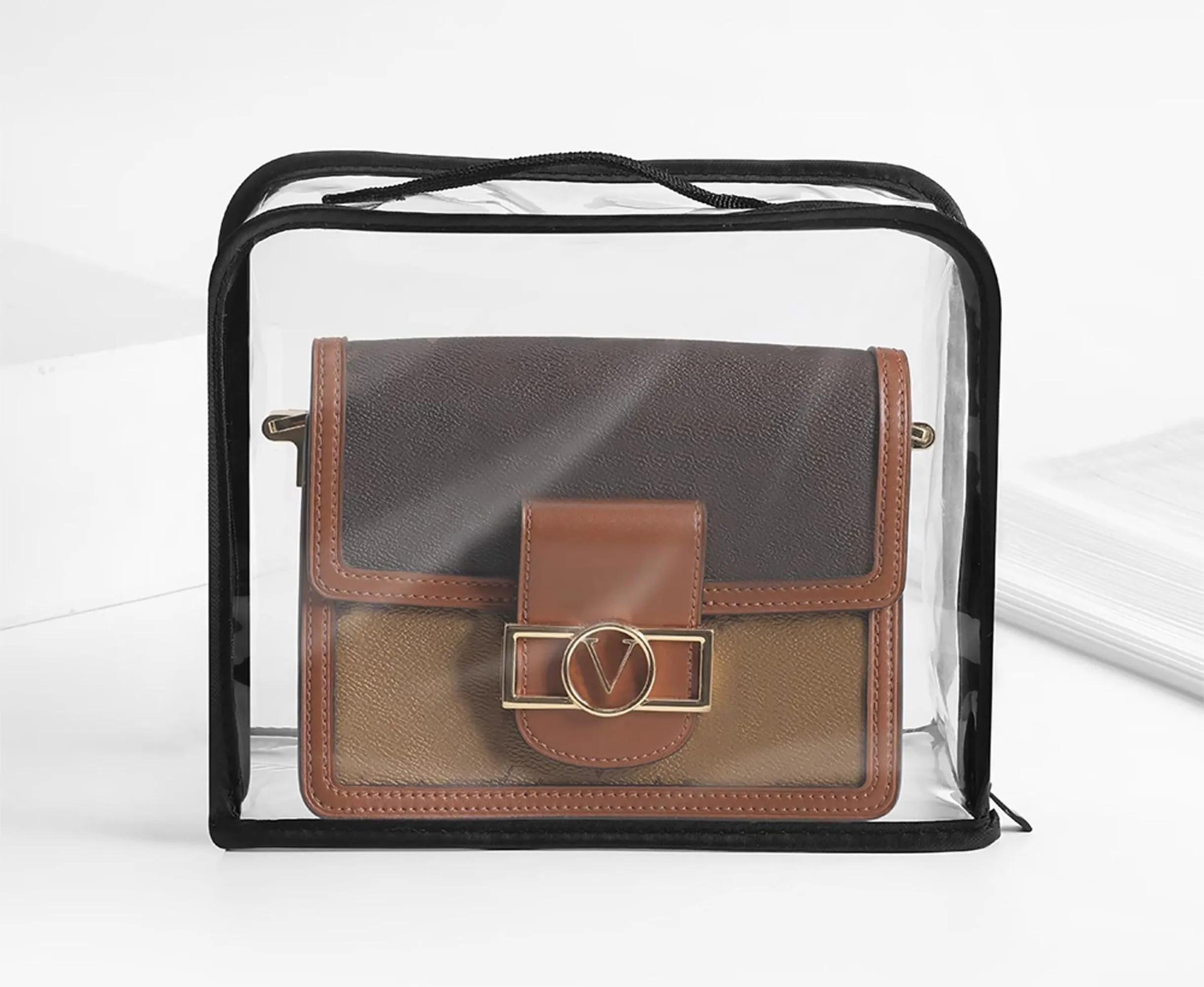 Luxury Handbag Storage System – Crystal Clear Dustproof Case with Humidity Control & Shape Retention