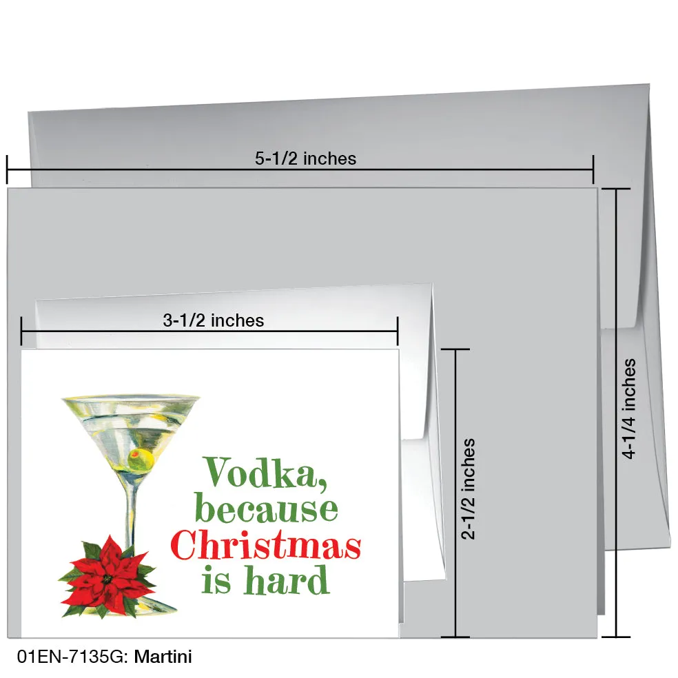 Martini, Greeting Card (7135G)