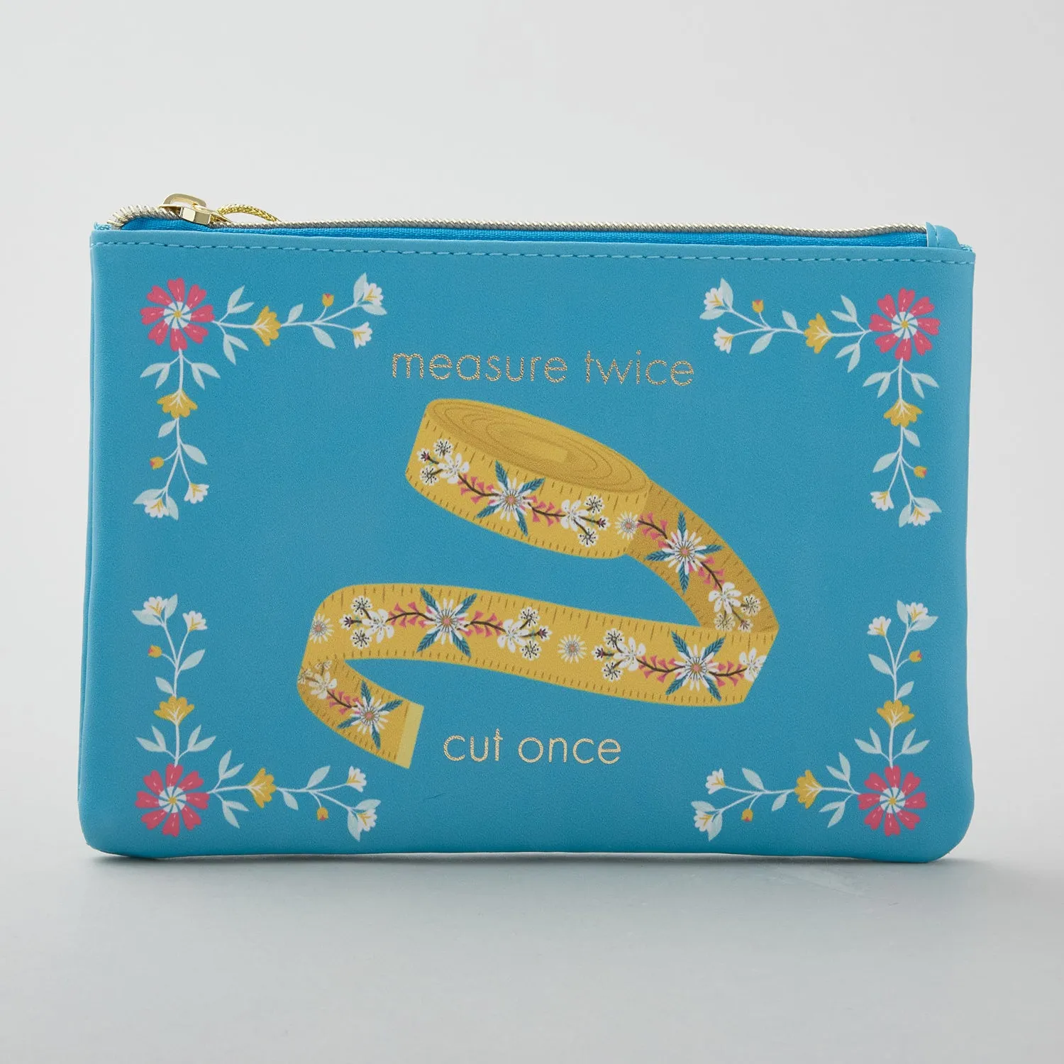 Measuring Tape Floral Glam Bag