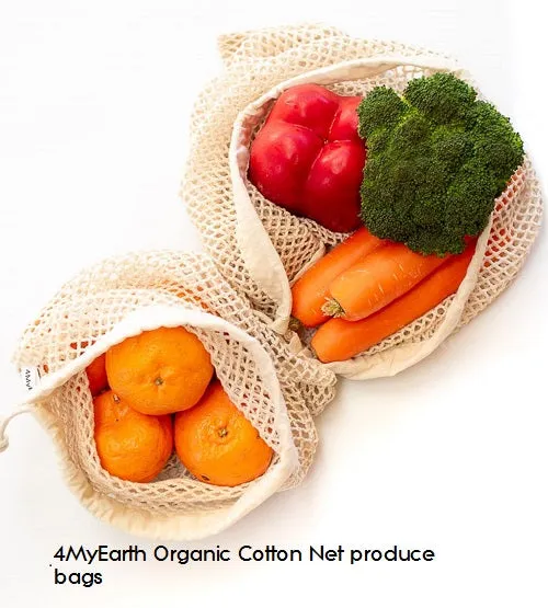 Organic Cotton Produce Bags