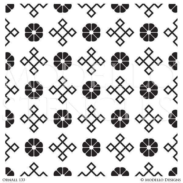 OrnAll133 Custom Vinyl Stencil