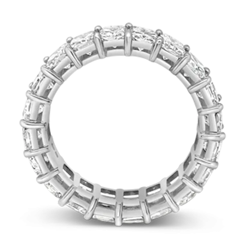 Radiant cut Diamond Eternity Band