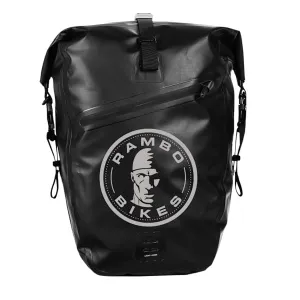 Rambo Black Waterproof Saddle Bag