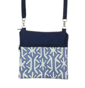Stars | Navy Nylon | RTS Mini Square Crossbody Bag