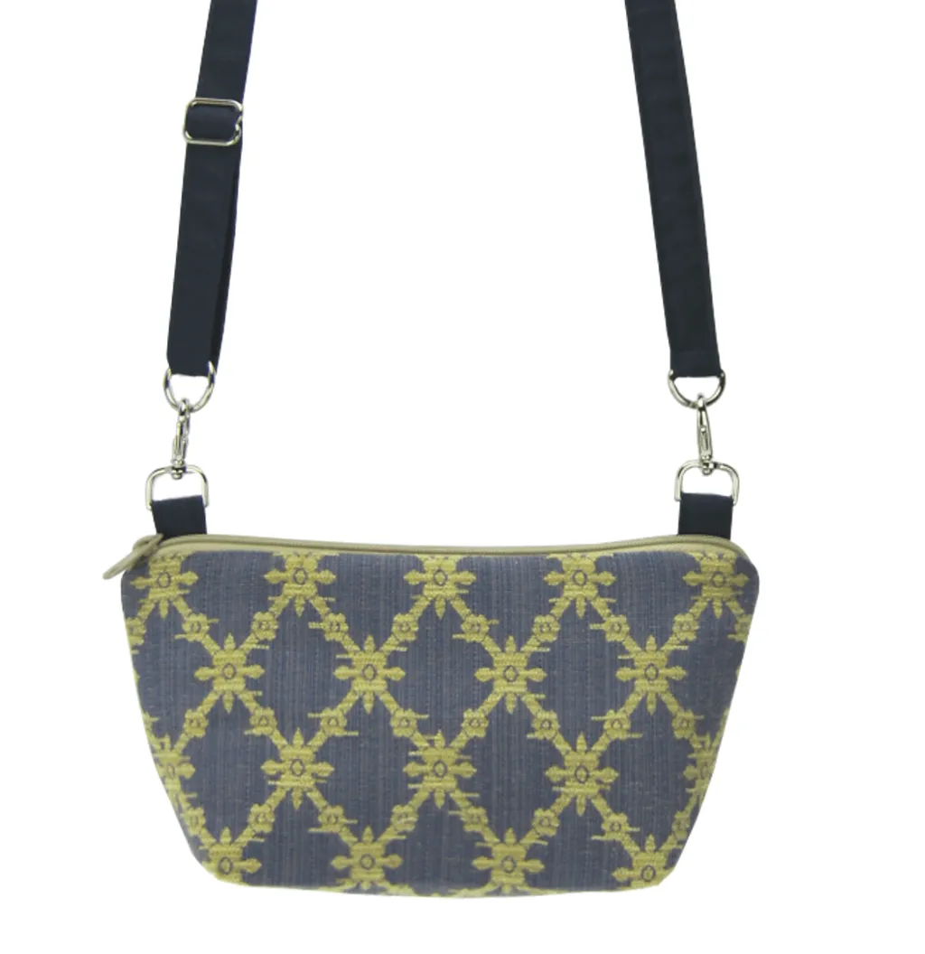 Trellis | Navy Nylon | RTS Traveler Belt Bag