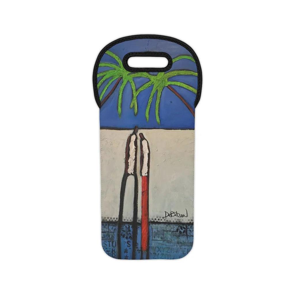 Tropical Wine Tote Bag