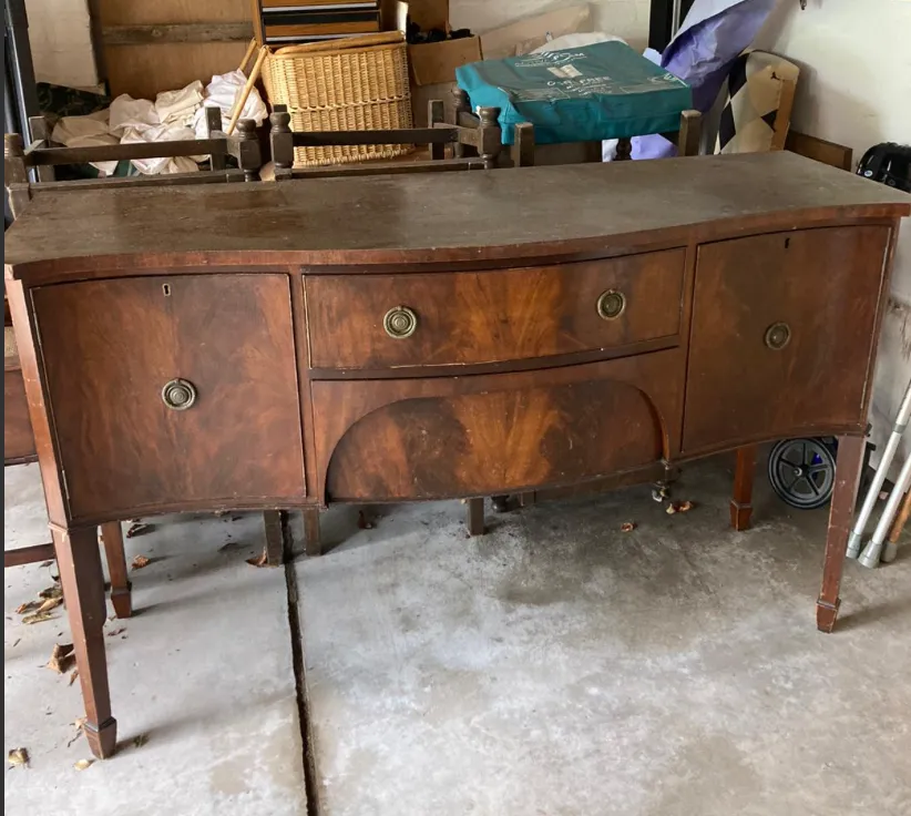 Vintage sideboard available for painting