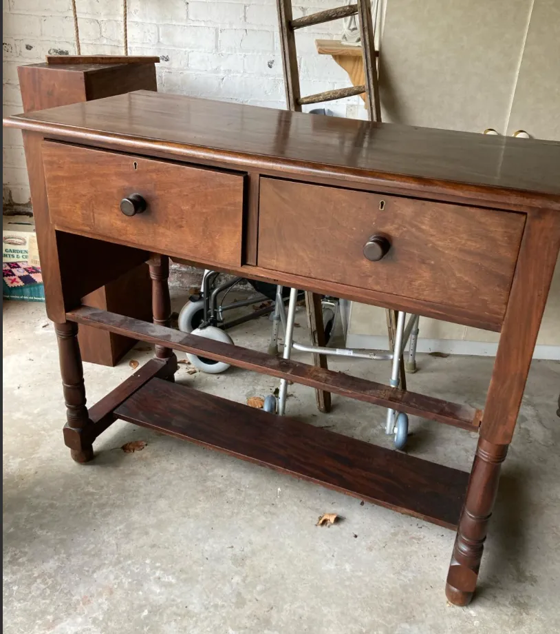 Vintage sideboard /console table available for painting