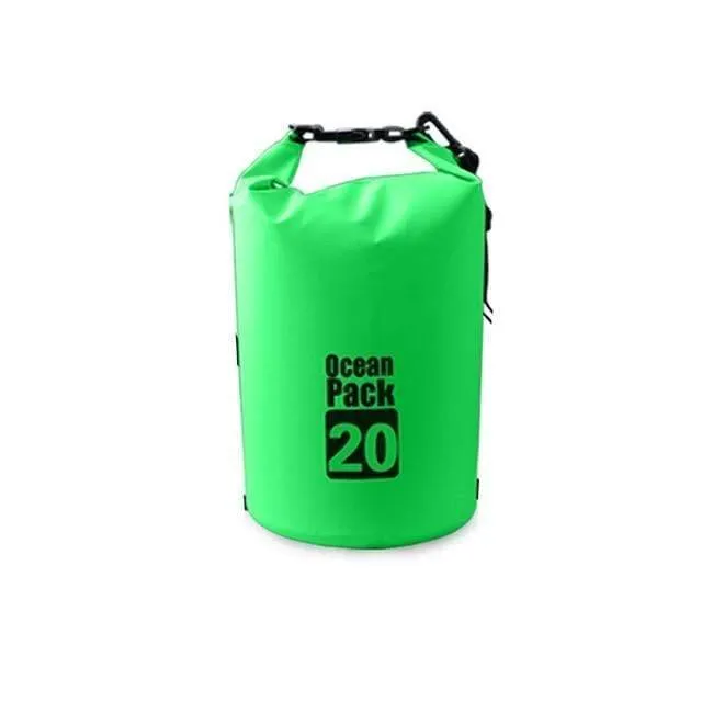 Waterproof Dry Storage Bag 5L/10L/20L - Outdoor Water Bags for Camping & Boating