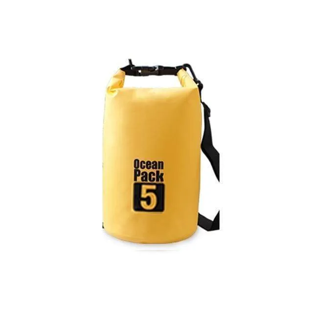 Waterproof Dry Storage Bag 5L/10L/20L - Outdoor Water Bags for Camping & Boating