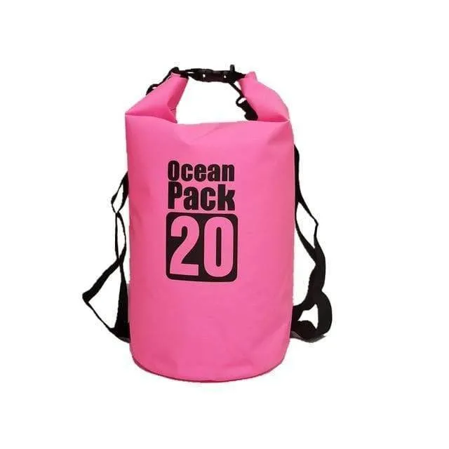 Waterproof Dry Storage Bag 5L/10L/20L - Outdoor Water Bags for Camping & Boating