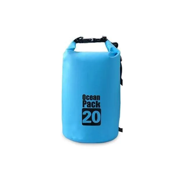 Waterproof Dry Storage Bag 5L/10L/20L - Outdoor Water Bags for Camping & Boating