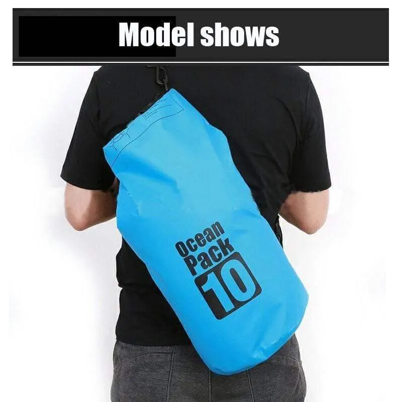 Waterproof Dry Storage Bag 5L/10L/20L - Outdoor Water Bags for Camping & Boating