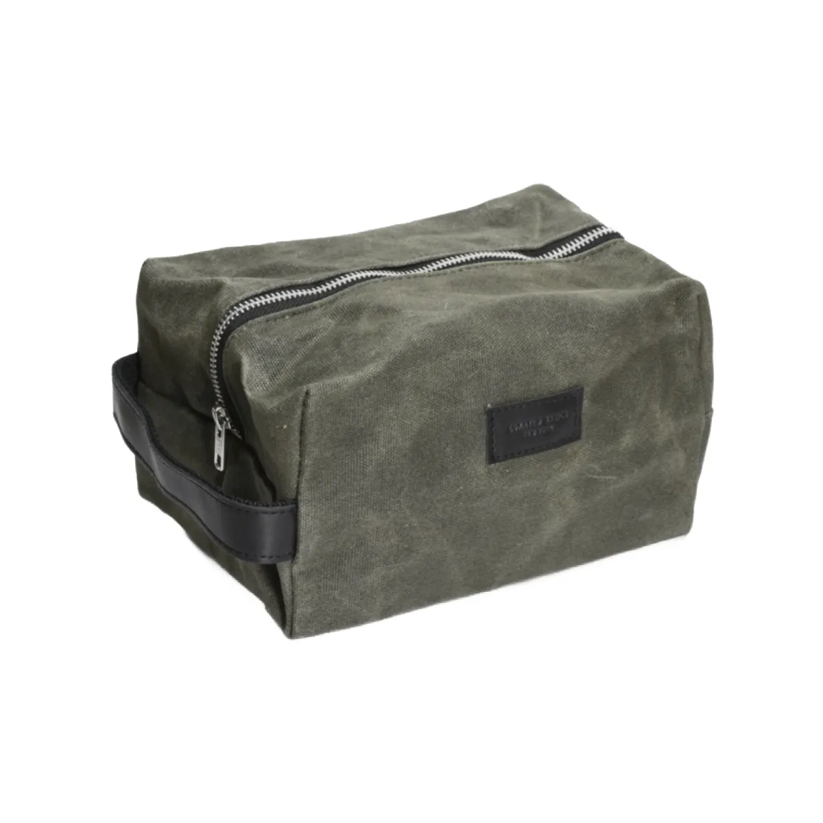 Waxed Cotton Dopp Kit