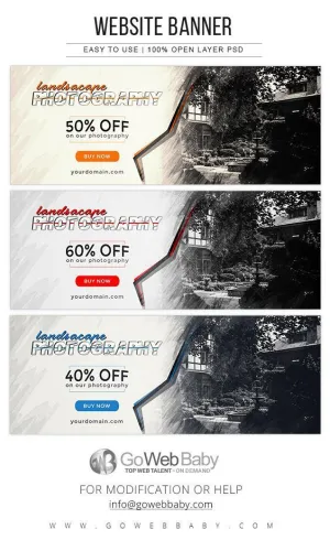 Website Banners - Photography For Website Marketing