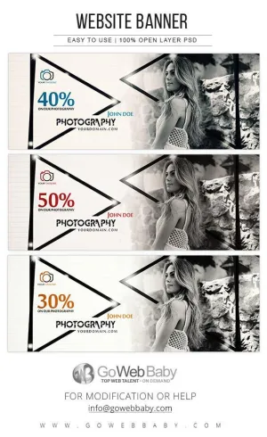Website Banners - Professional Photography For Website Marketing